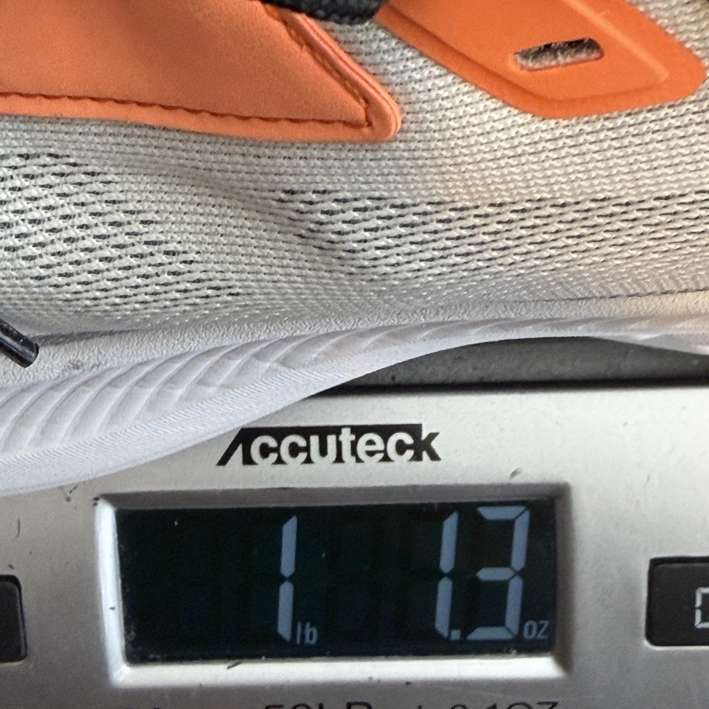 AllSwifit Shoes Women's 6 White Orange Gray Athletic Running Lace Up Sneaker - Picture 16 of 16